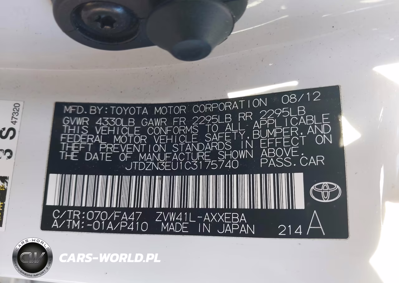 2012 Toyota Prius V Three VIN:JTDZN3EU1C3175740 - 9