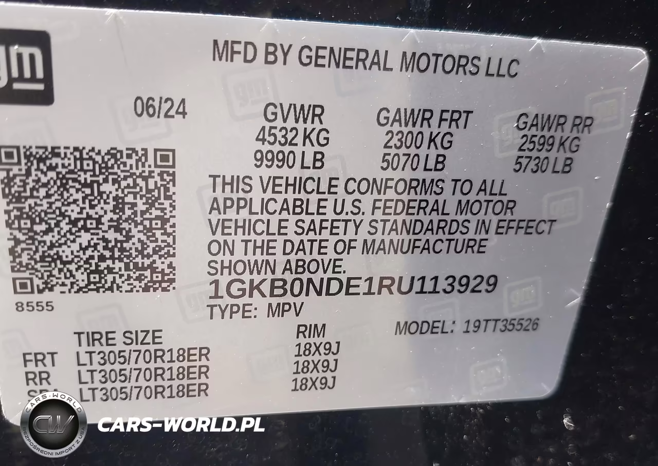 2024 GMC Hummer Ev Suv 2X VIN:1GKB0NDE1RU113929 - 9