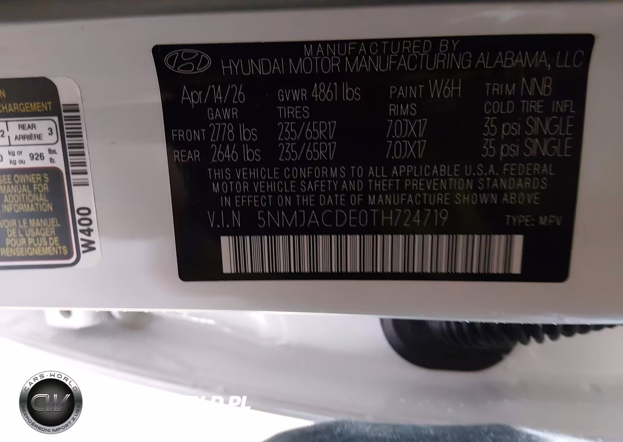 2026 Hyundai Tucson Se VIN:5NMJACDE0TH724719 - 9