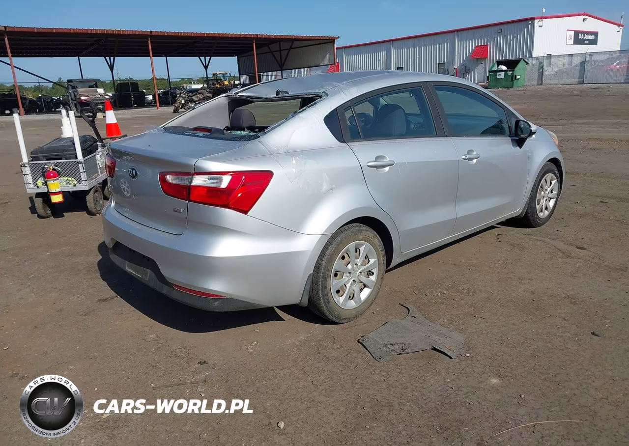 2016 Kia Rio Lx VIN:KNADM4A38G6681843 - 4