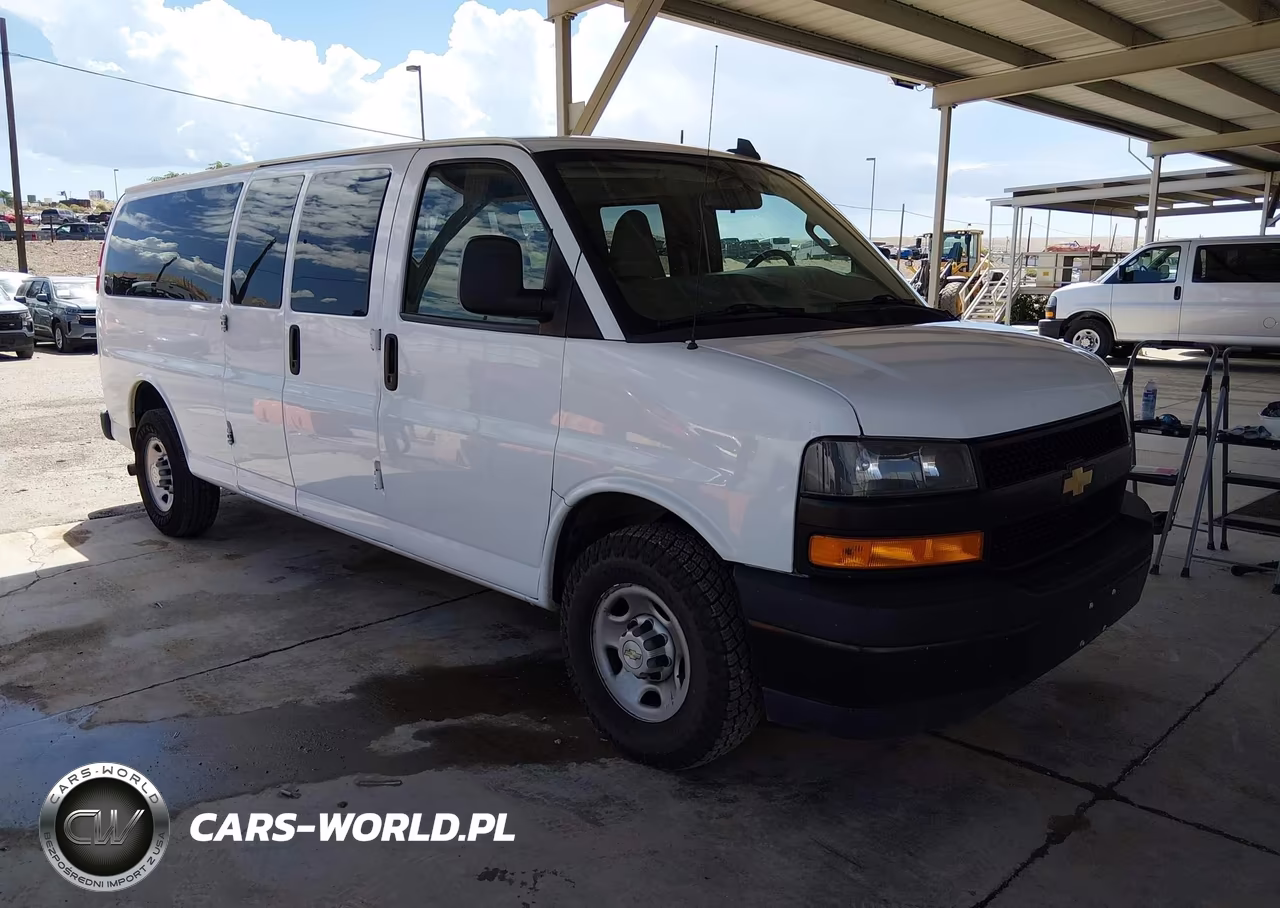 2020 Chevrolet Express Passenger Rwd 3500 Extended Wheelbase Ls VIN:1GAZGNFG2L1251002 - 1