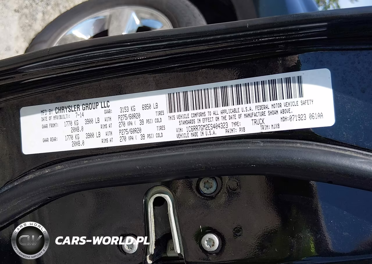 2014 Ram 1500 Big Horn VIN:1C6RR7GM2ES404323 - 9
