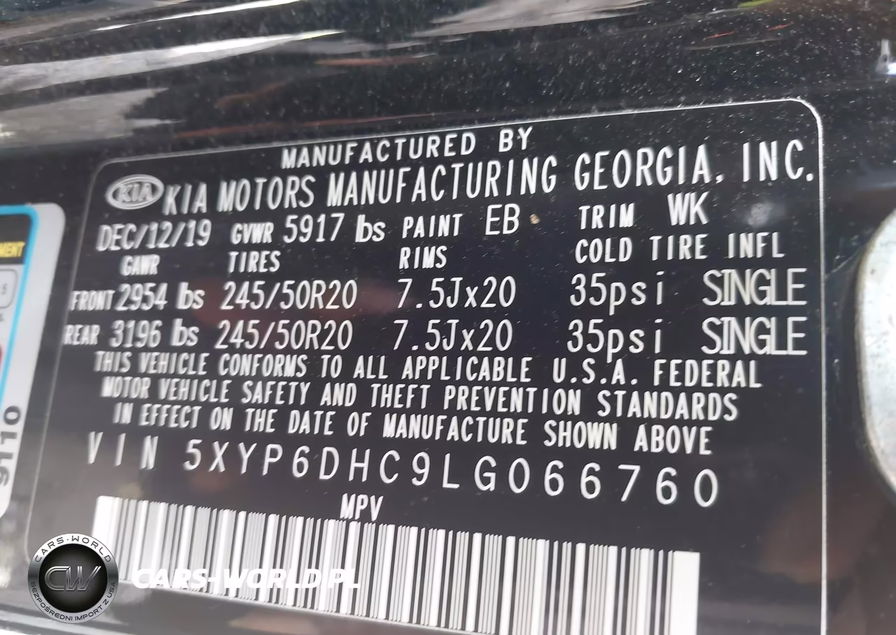 2020 Kia Telluride S VIN:5XYP6DHC9LG066760 - 9