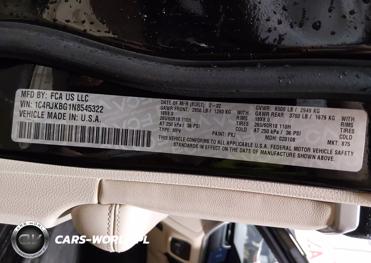 2022 Jeep Grand Cherokee L Limited 4X4 VIN:1C4RJKBG1N8545322 - 9