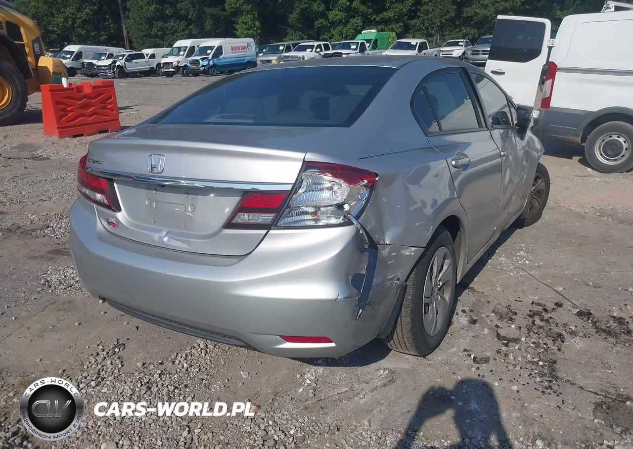 2015 Honda Civic Lx VIN:19XFB2F56FE094503 - 4