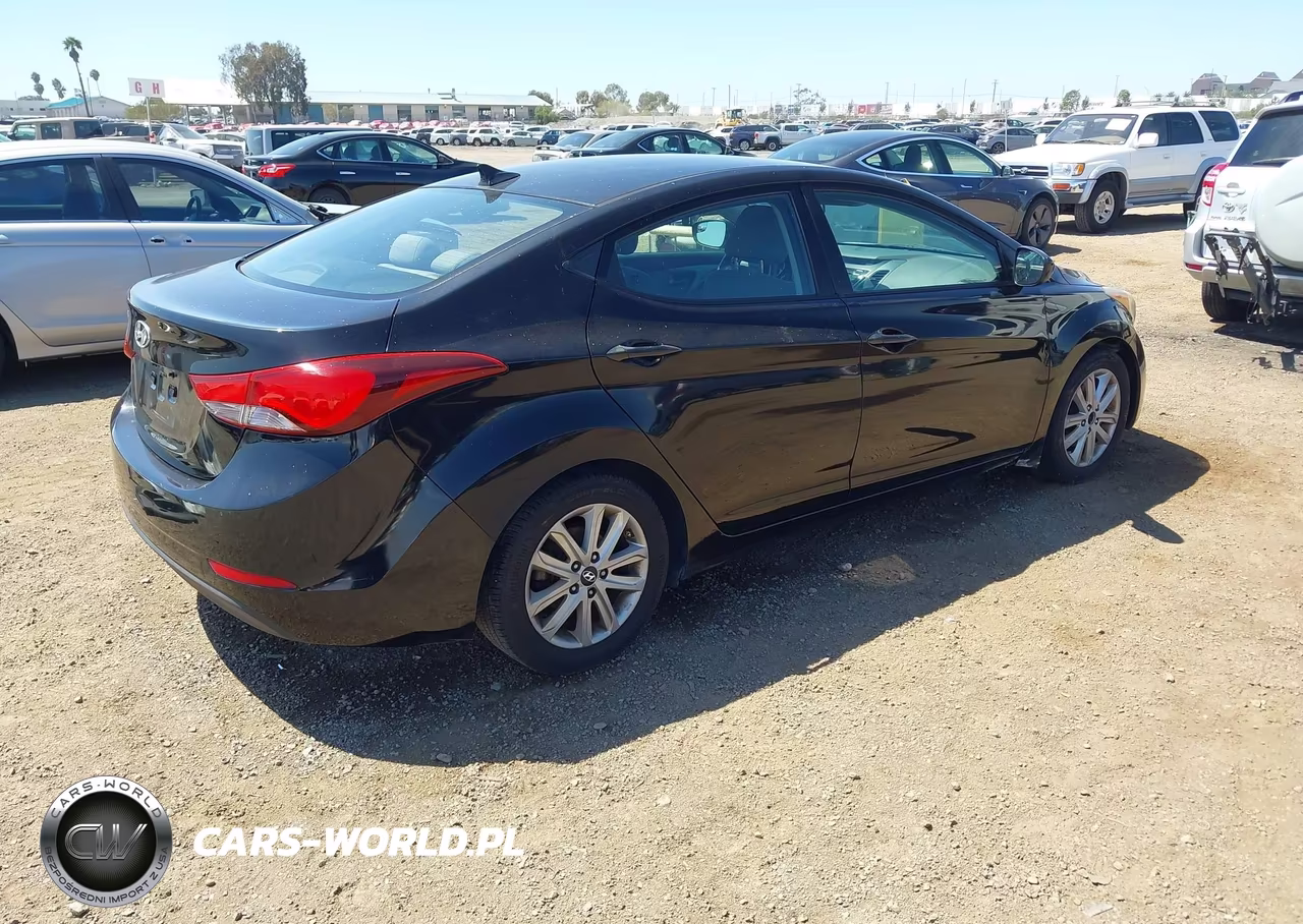 2015 Hyundai Elantra Se VIN:KMHDH4AE7FU352730 - 4