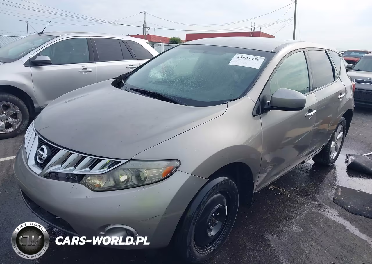 2010 Nissan Murano S VIN:JN8AZ1MU0AW006347 - 2