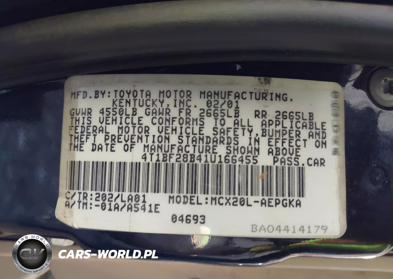 2001 Toyota Avalon Xls VIN:4T1BF28B41U166455 - 9