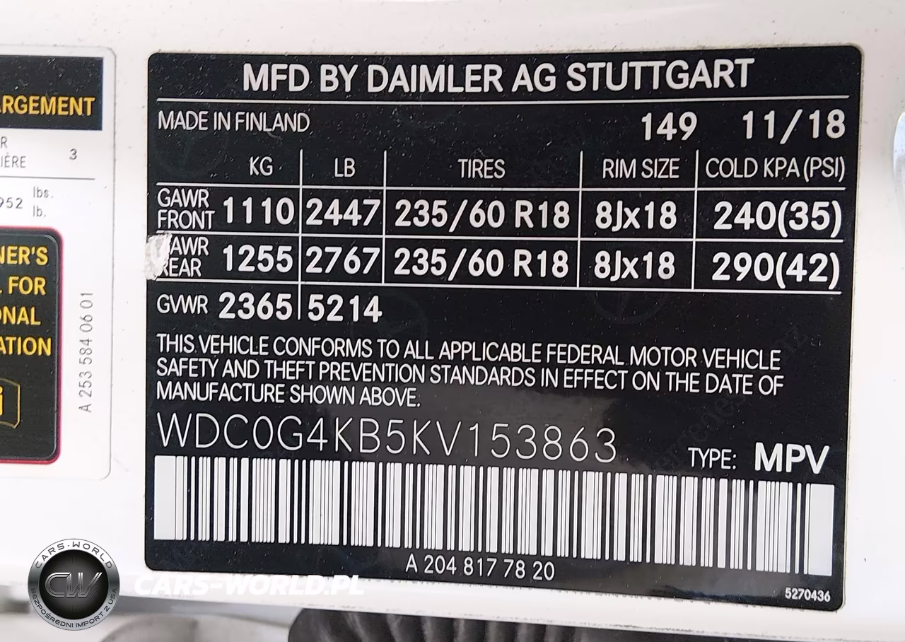 2019 Mercedes-Benz Glc 300 4Matic VIN:WDC0G4KB5KV153863 - 9
