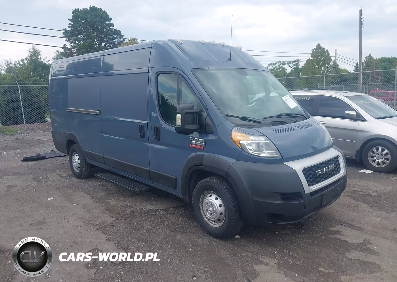 2019 Ram Promaster 3500 Cargo Van High Roof 159 Wb Ext VIN:3C6URVJG8KE551438 - 1