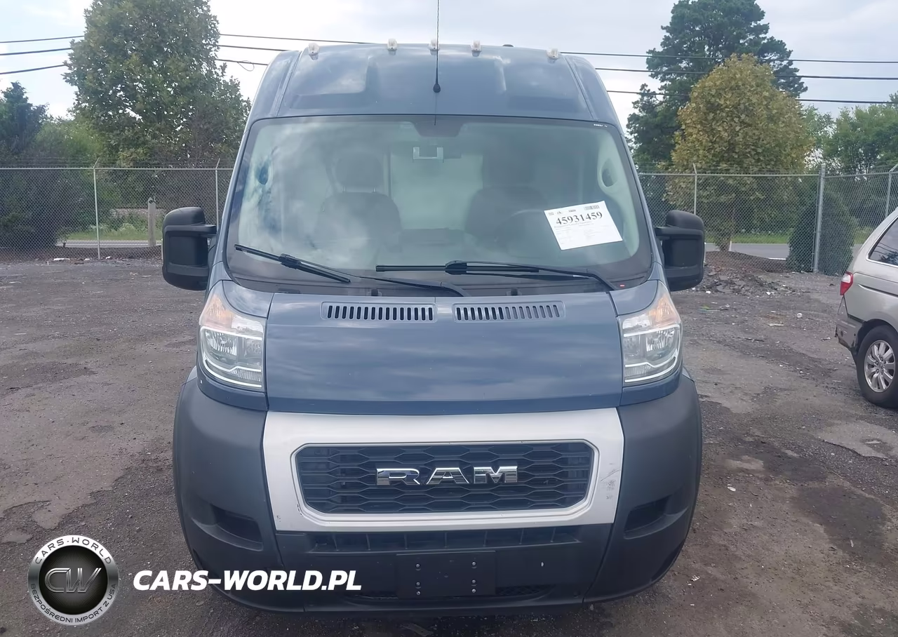 2019 Ram Promaster 3500 Cargo Van High Roof 159 Wb Ext VIN:3C6URVJG8KE551438 - 12