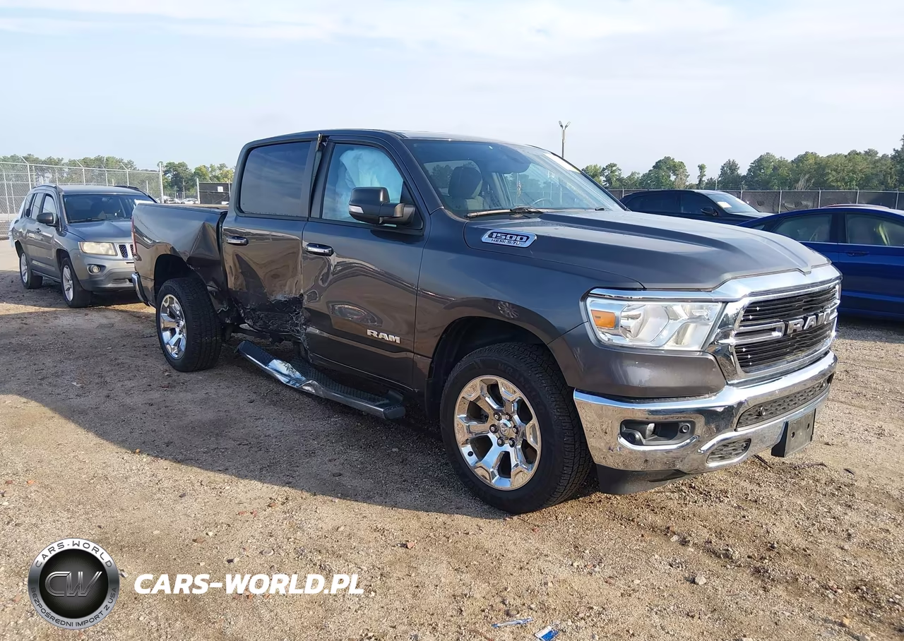2019 Ram 1500 Big Horn-Lone Star 4X4 5'7 Box VIN:1C6SRFFT6KN664013 - 1