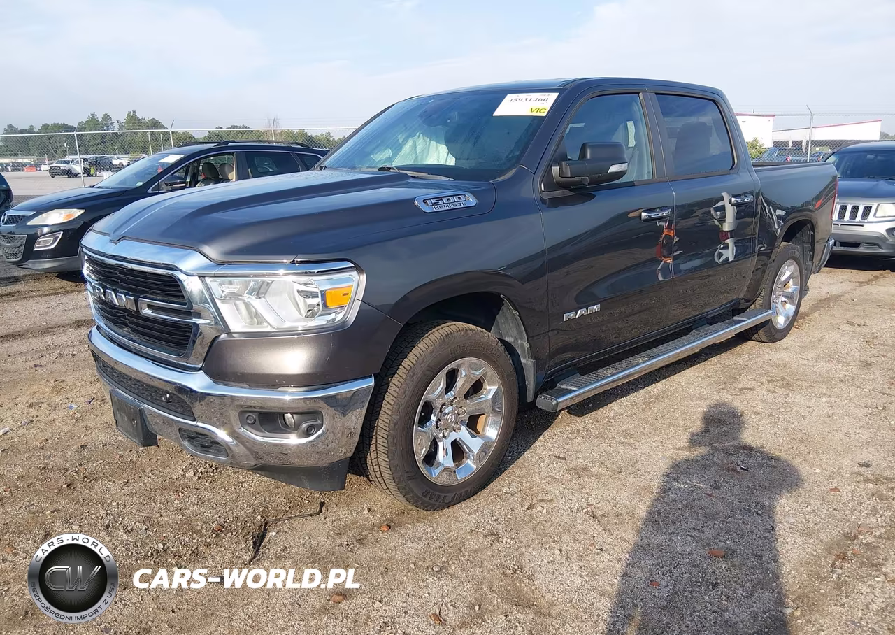 2019 Ram 1500 Big Horn-Lone Star 4X4 5'7 Box VIN:1C6SRFFT6KN664013 - 2