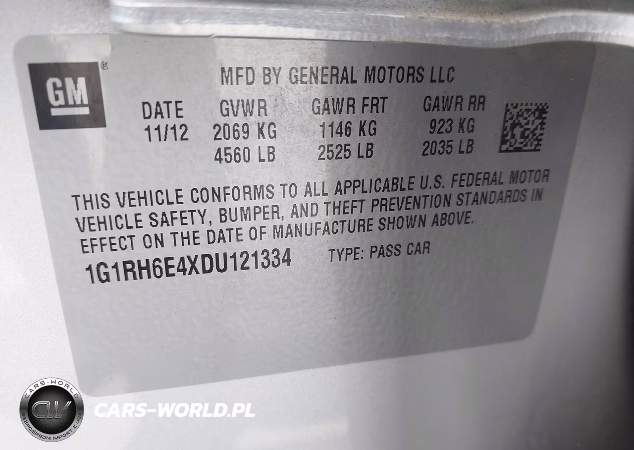 2013 Chevrolet Volt VIN:1G1RH6E4XDU121334 - 9