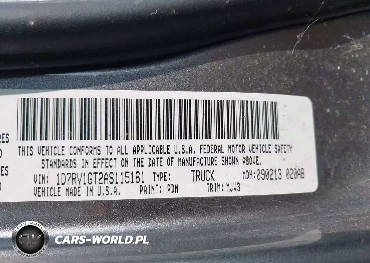 2010 Dodge Ram 1500 Slt-Sport-Trx VIN:1D7RV1GT2AS115161 - 9