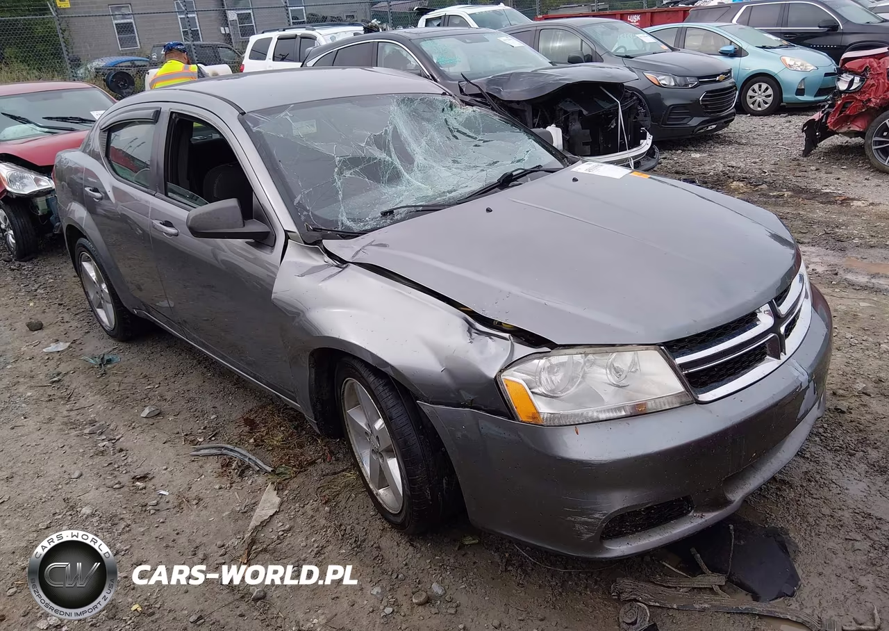 2013 Dodge Avenger Se VIN:1C3CDZAB7DN687884 - 1