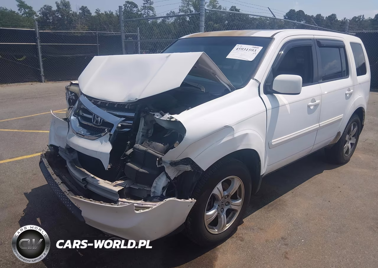 2013 Honda Pilot Ex-L VIN:5FNYF3H58DB001245 - 2
