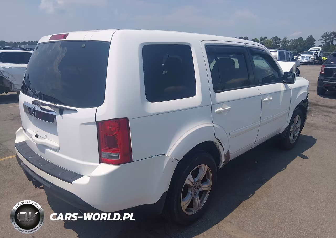 2013 Honda Pilot Ex-L VIN:5FNYF3H58DB001245 - 4