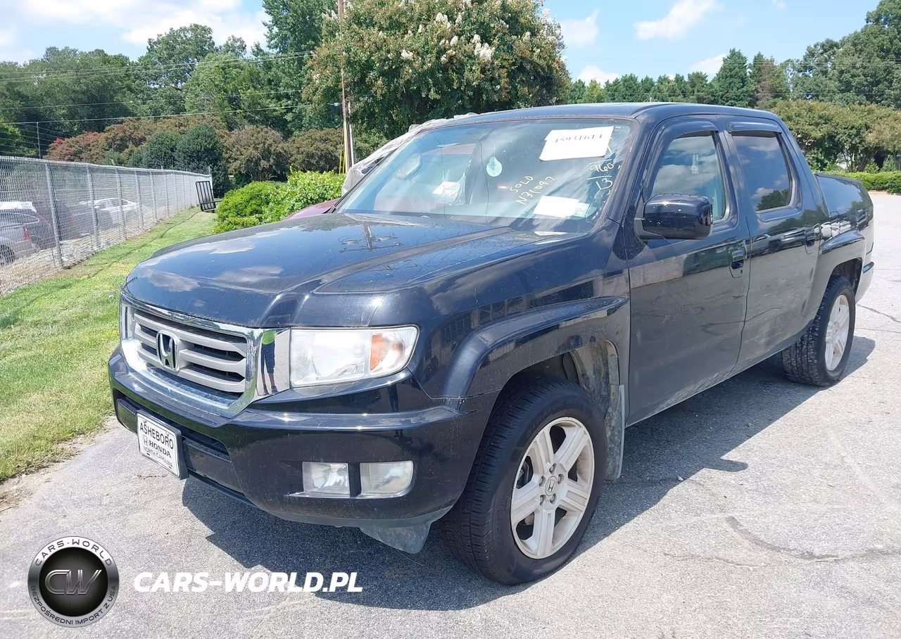 2013 Honda Ridgeline Rtl VIN:5FPYK1F59DB007274 - 2