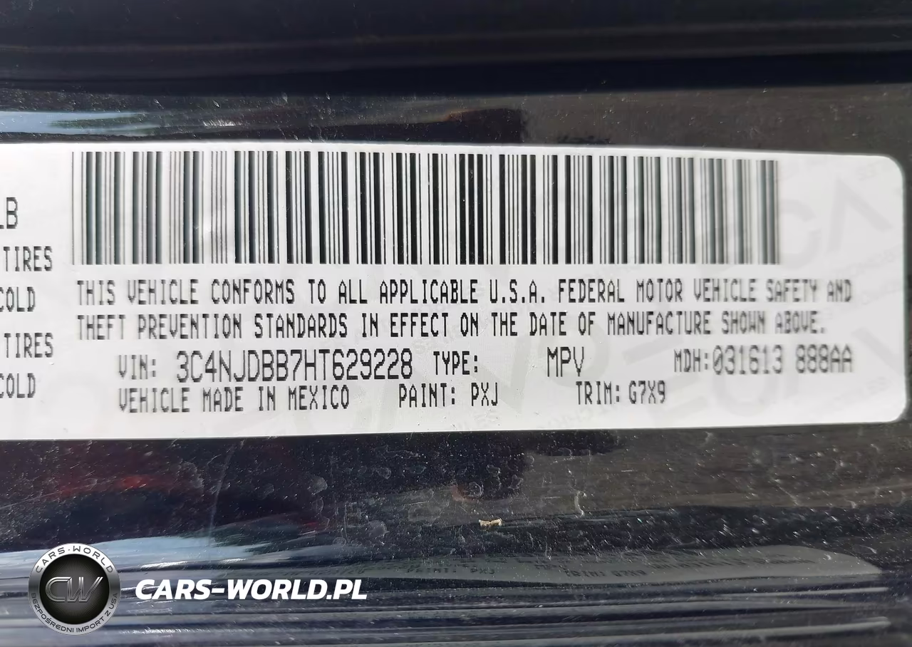 2017 Jeep New Compass Latitude 4X4 VIN:3C4NJDBB7HT629228 - 9