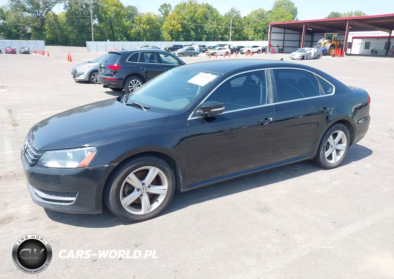 2013 Volkswagen Passat 2.5L Se VIN:1VWBP7A39DC015765 - 2
