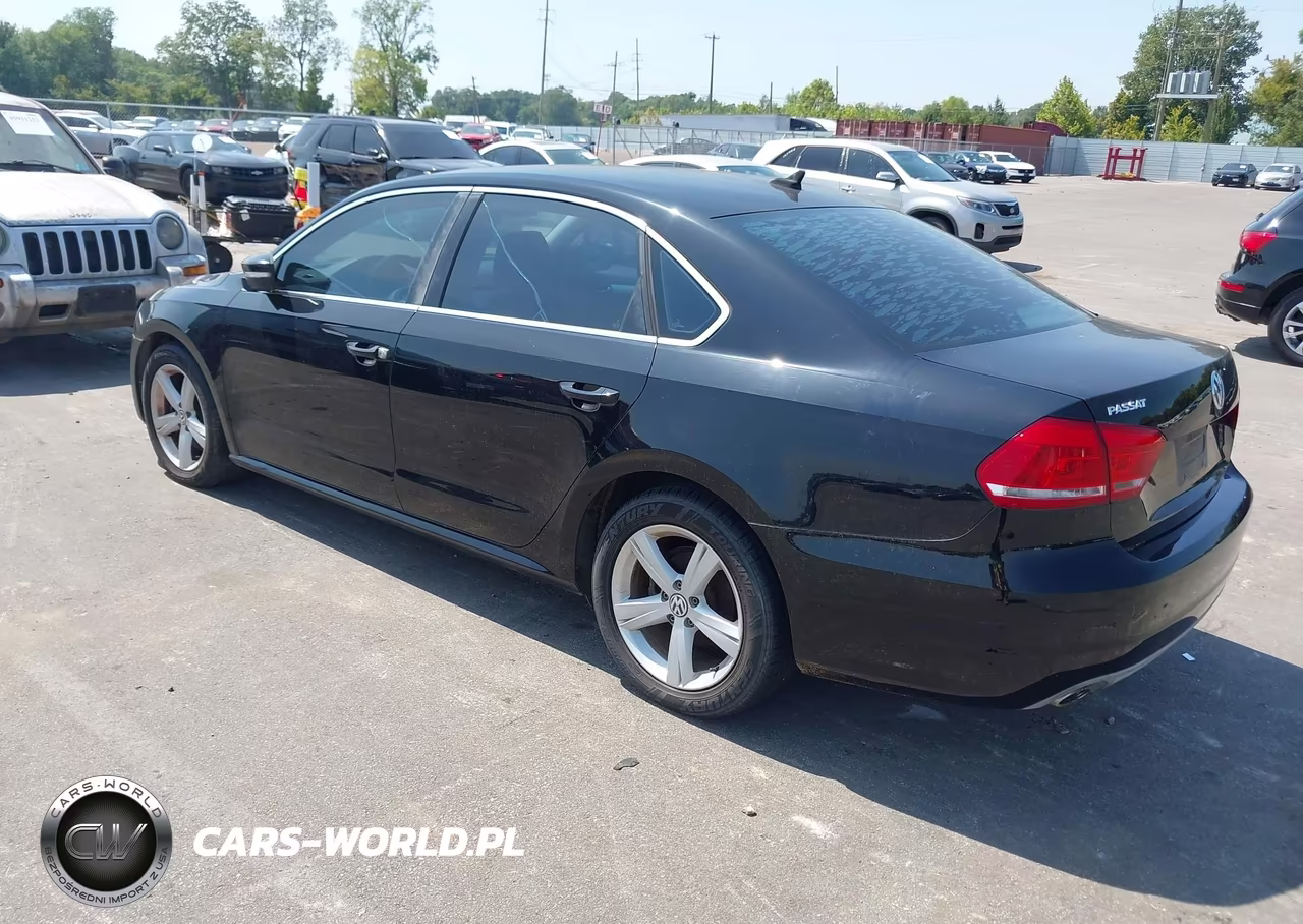 2013 Volkswagen Passat 2.5L Se VIN:1VWBP7A39DC015765 - 3