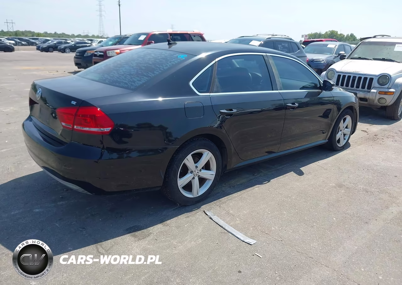 2013 Volkswagen Passat 2.5L Se VIN:1VWBP7A39DC015765 - 4