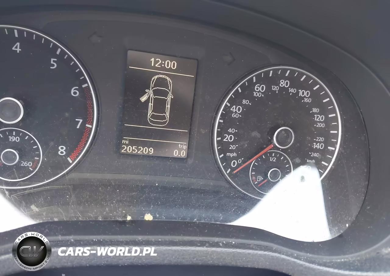 2013 Volkswagen Passat 2.5L Se VIN:1VWBP7A39DC015765 - 7