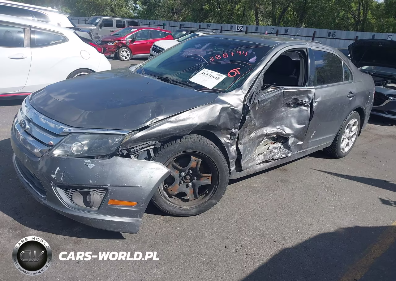 2010 Ford Fusion Se VIN:3FAHP0HA1AR388794 - 2