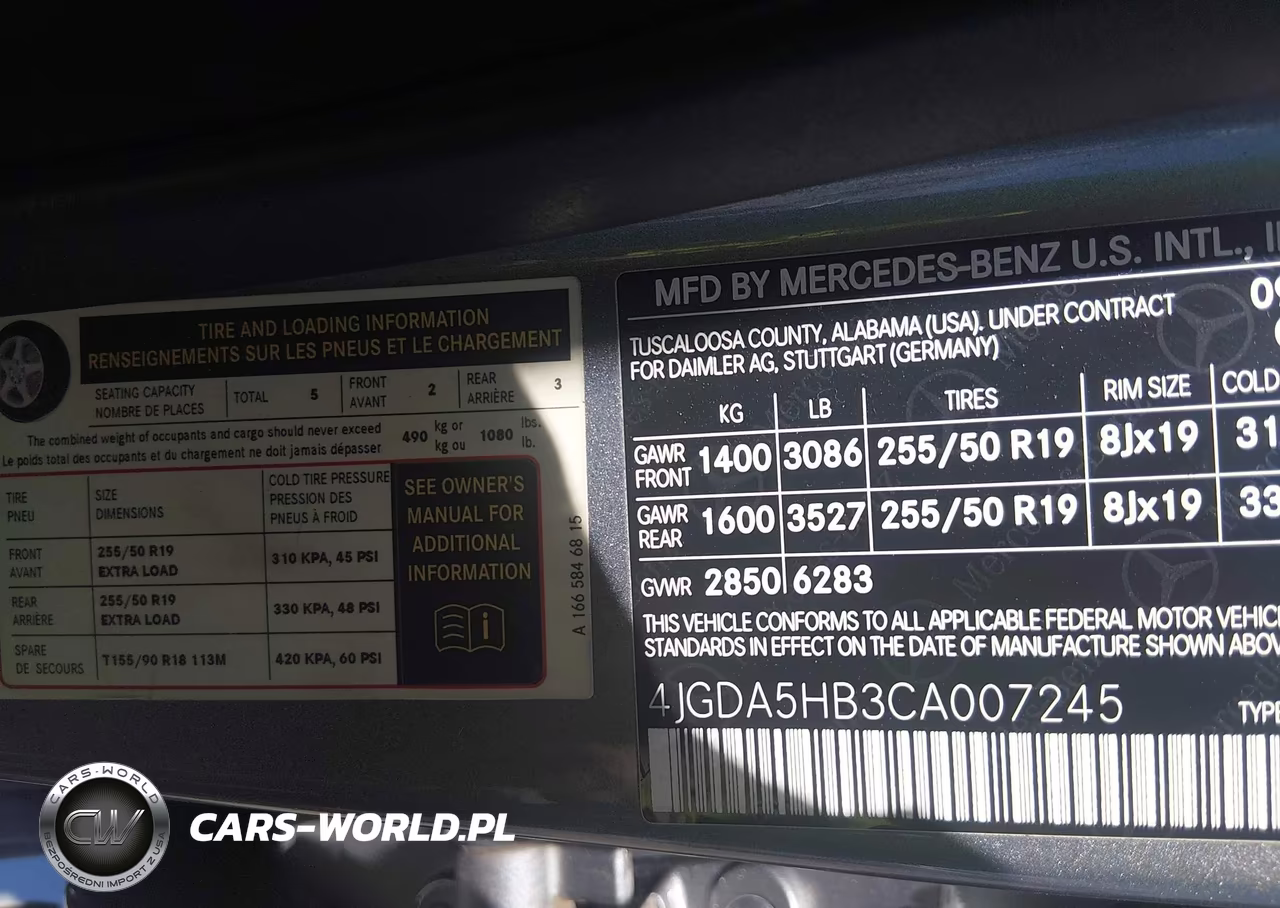 2012 Mercedes-Benz Ml 350 4Matic VIN:4JGDA5HB3CA007245 - 9