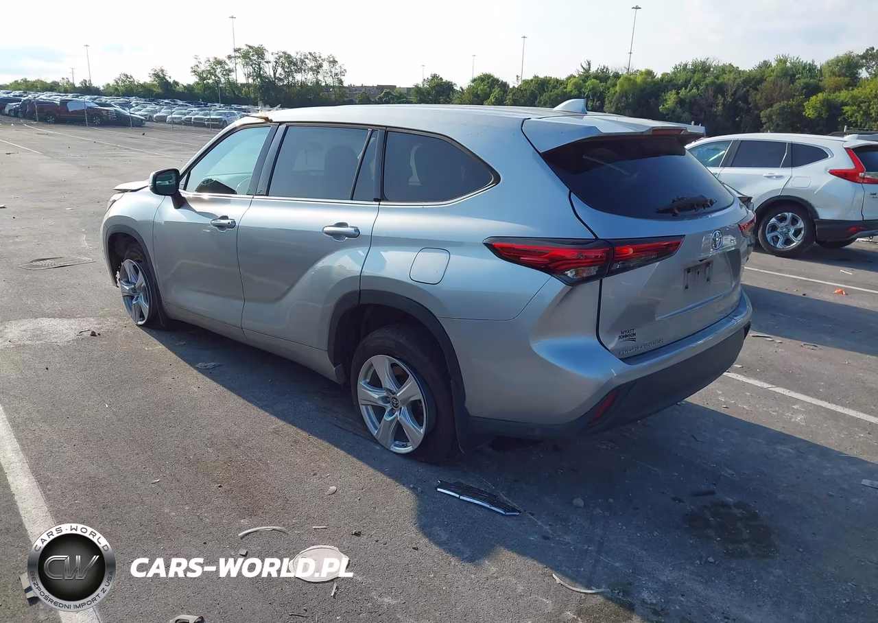 2021 Toyota Highlander Le VIN:5TDBZRBH9MS559443 - 3