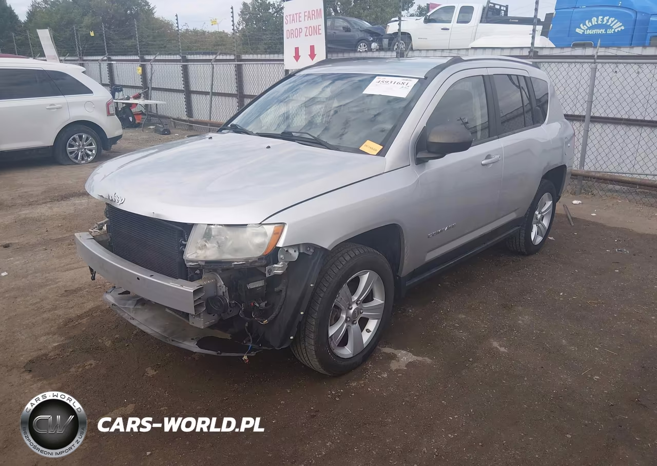 2012 Jeep Compass Sport VIN:1C4NJCBA8CD657250 - 2
