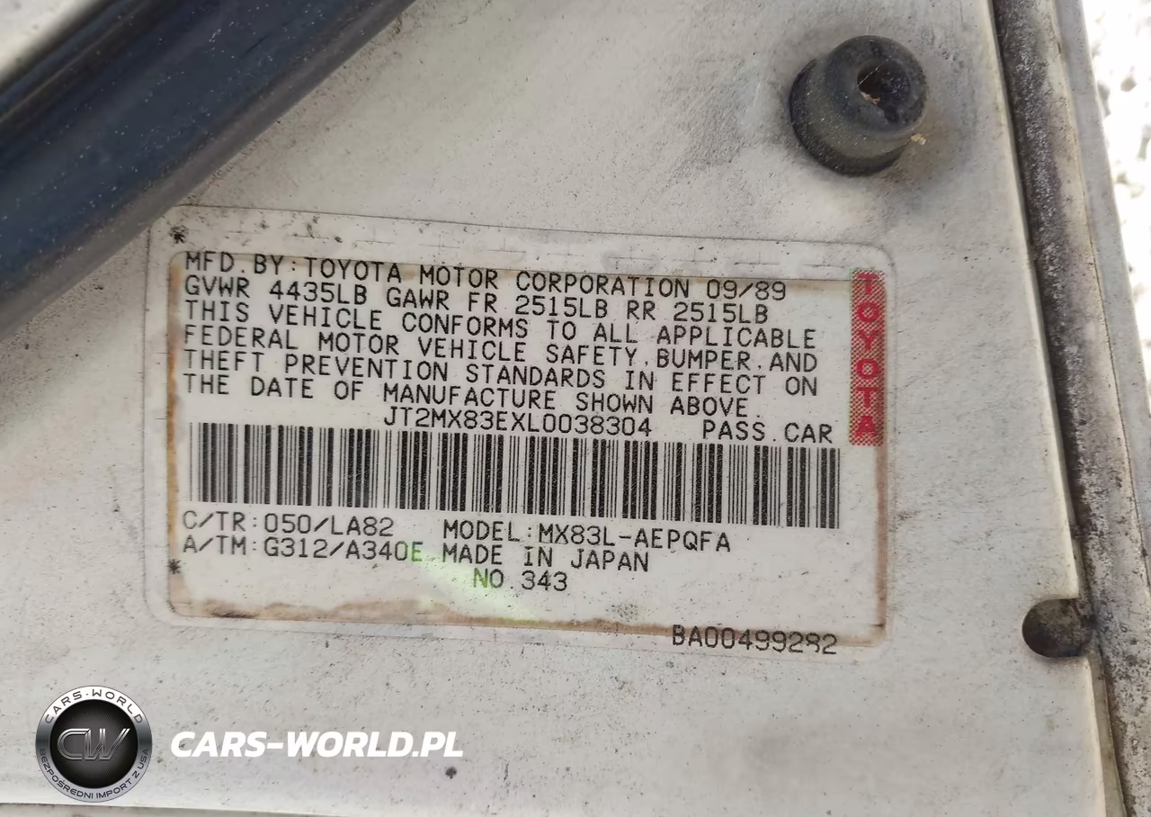 1990 Toyota Cressida Luxury VIN:JT2MX83EXL0038304 - 9