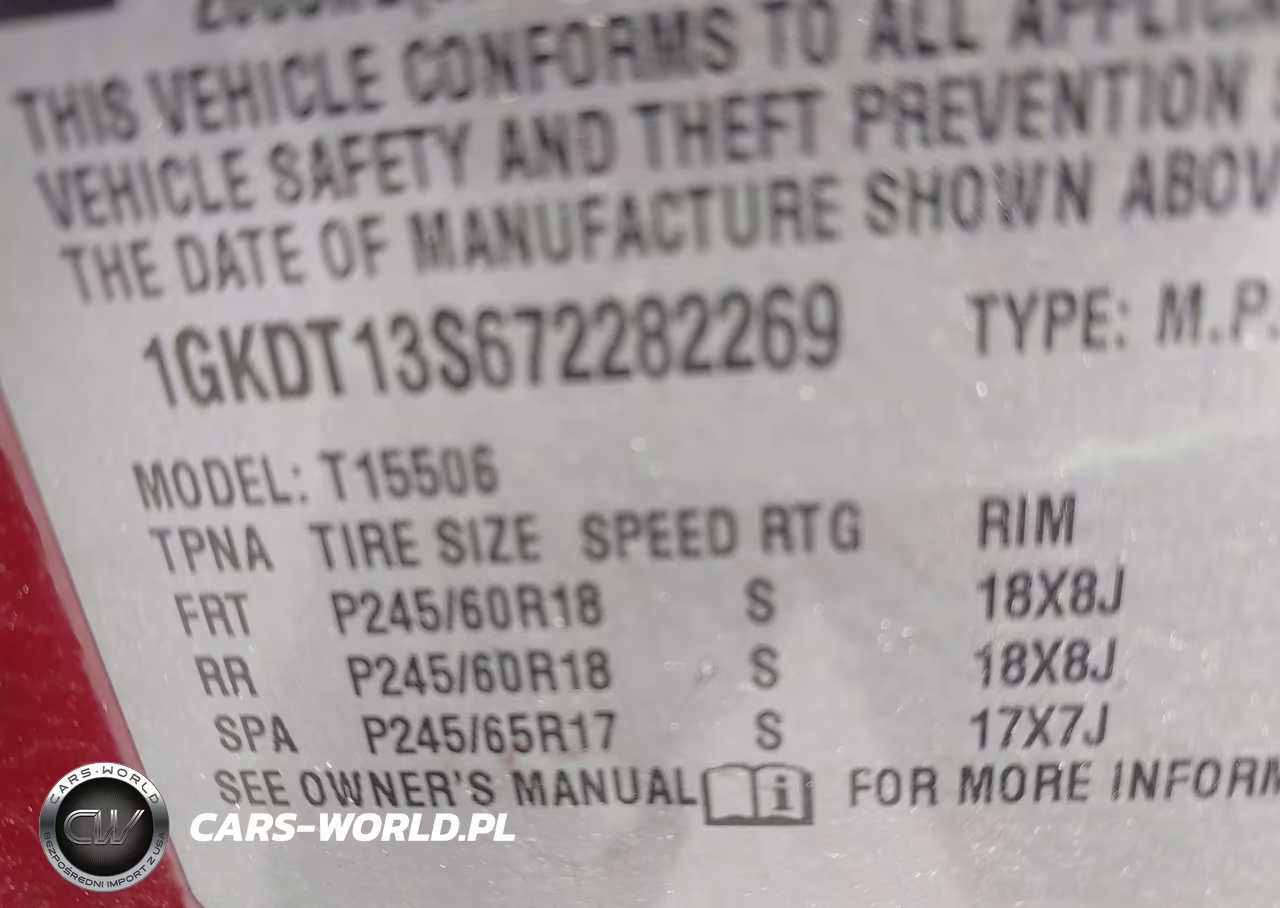 2007 GMC Envoy VIN:1GKDT13S672282269 - 9
