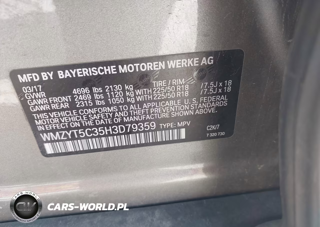 2017 Mini Countryman Cooper S VIN:WMZYT5C35H3D79359 - 9