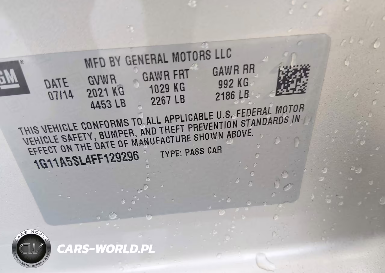 2015 Chevrolet Malibu Ls VIN:1G11A5SL4FF129296 - 9