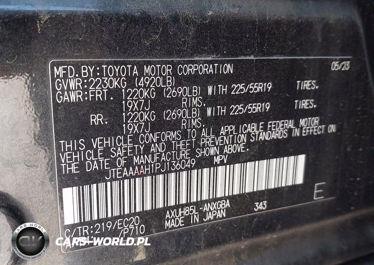 2023 Toyota Venza Nightshade Edition VIN:JTEAAAAH1PJ136049 - 9