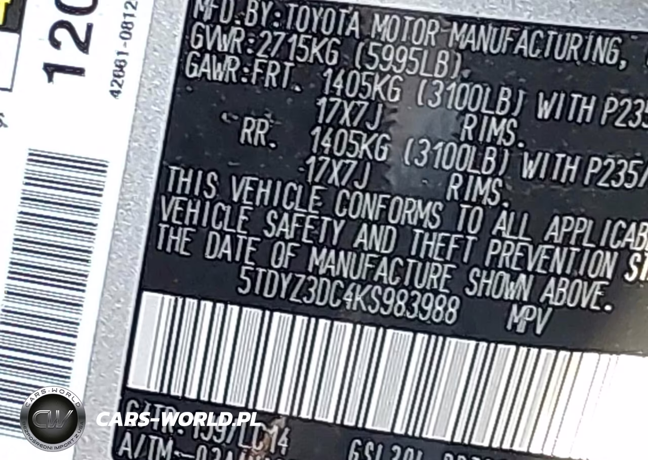 2019 Toyota Sienna Xle 8 Passenger VIN:5TDYZ3DC4KS983988 - 9