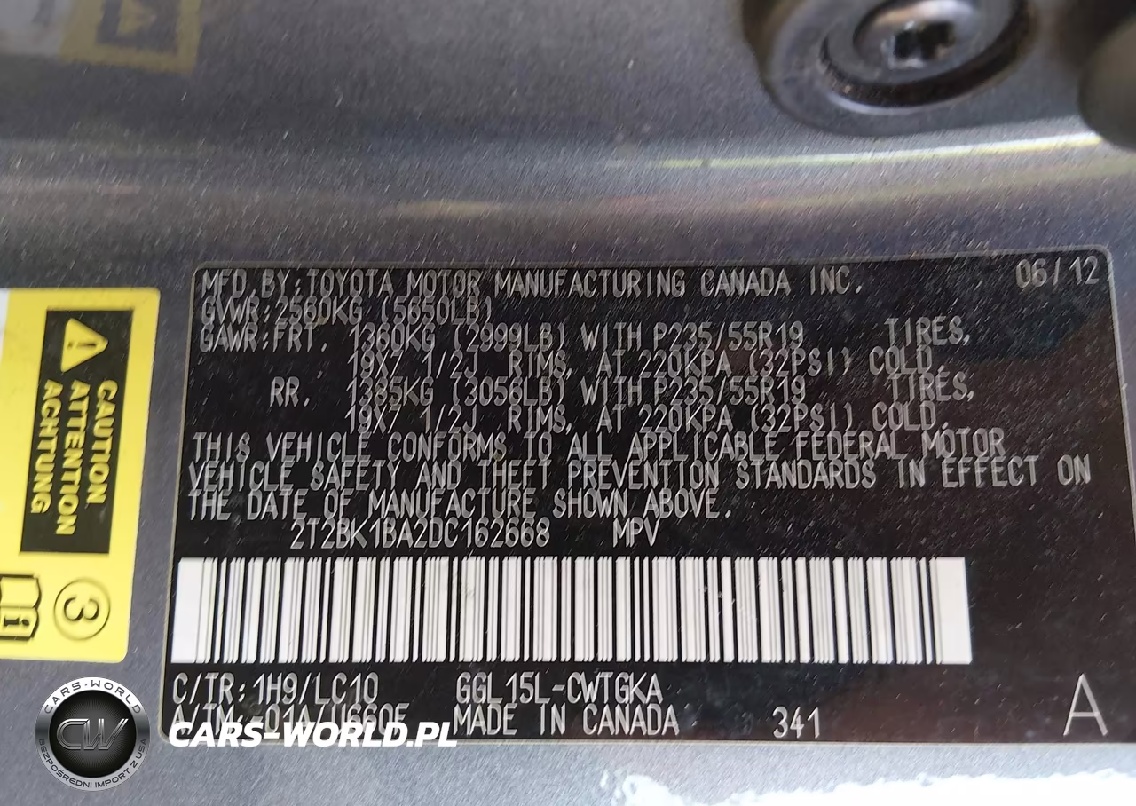2013 Lexus Rx 350 VIN:2T2BK1BA2DC162668 - 9