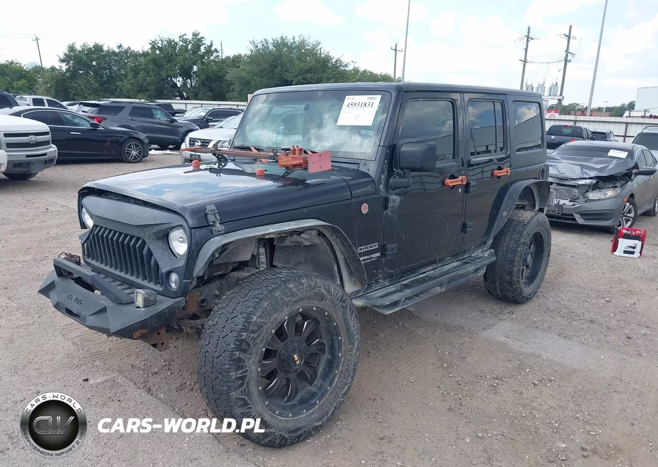 2018 Jeep Wrangler Jk Unlimited Sport 4X4 VIN:1C4BJWDG4JL813048 - 2