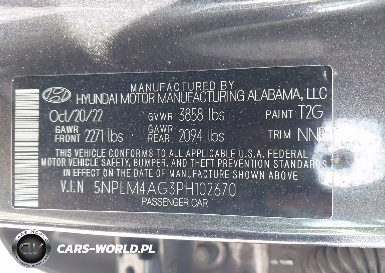 2023 Hyundai Elantra Sel VIN:5NPLM4AG3PH102670 - 9