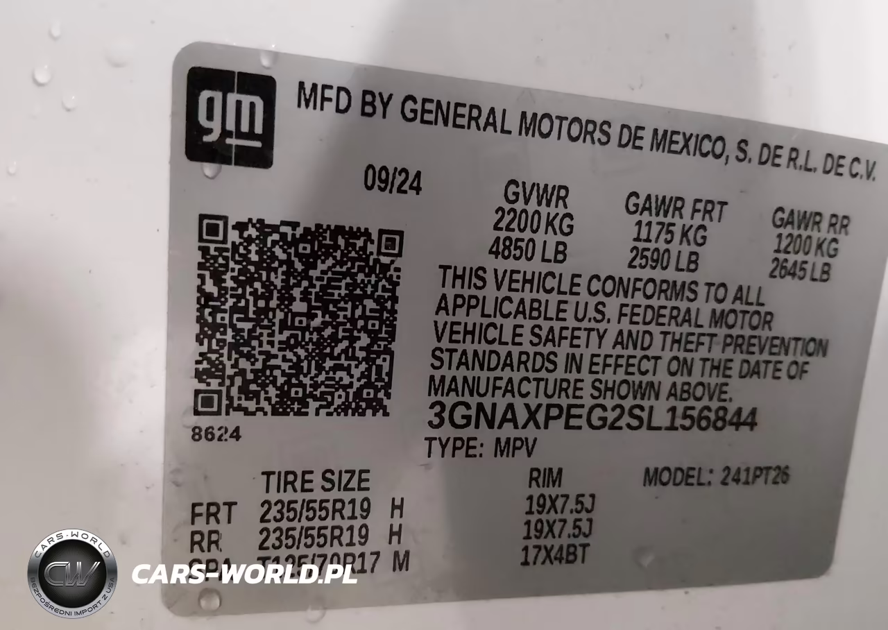 2025 Chevrolet Equinox Awd Lt VIN:3GNAXPEG2SL156844 - 9
