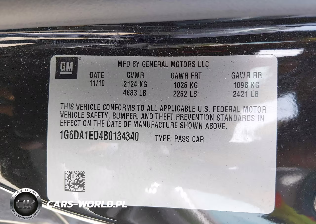 2011 Cadillac Cts VIN:1G6DA1ED4B0134340 - 9