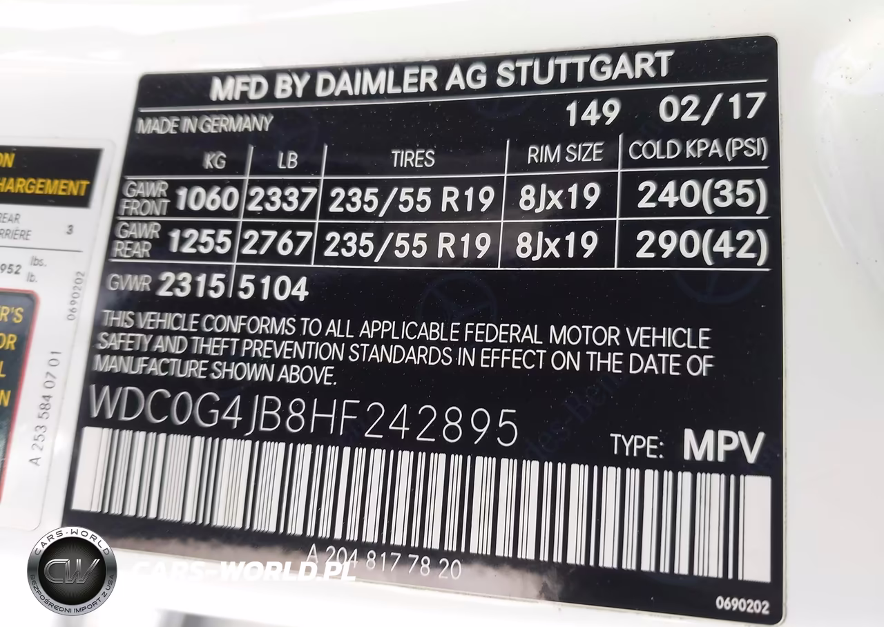 2017 Mercedes-Benz Glc 300 VIN:WDC0G4JB8HF242895 - 9