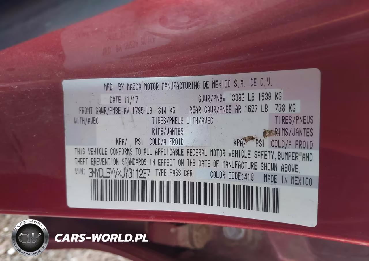 2018 Toyota Yaris Ia VIN:3MYDLBYVXJY311237 - 9