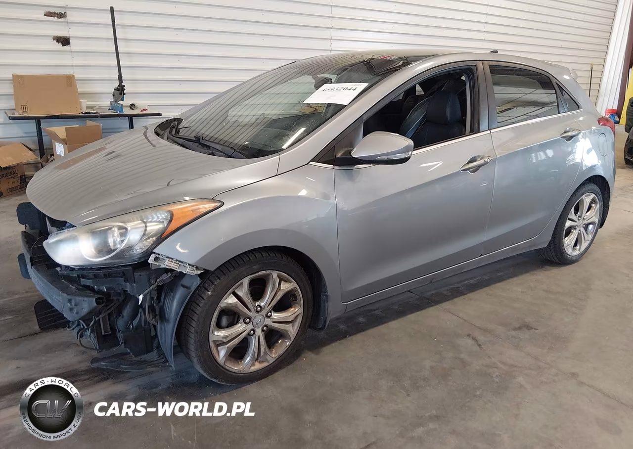 2014 Hyundai Elantra Gt Base W-Blue VIN:KMHD35LH1EU189650 - 2