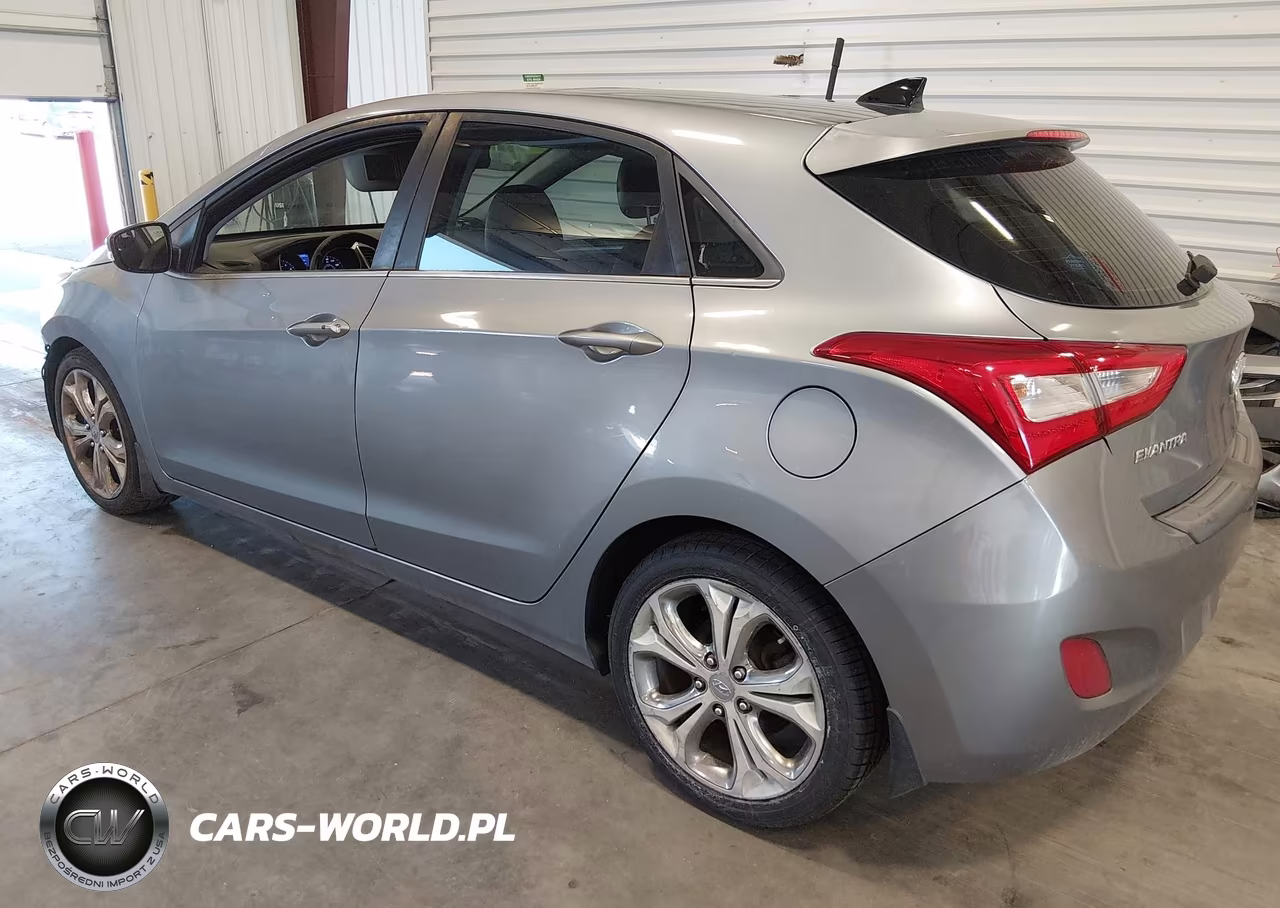 2014 Hyundai Elantra Gt Base W-Blue VIN:KMHD35LH1EU189650 - 3
