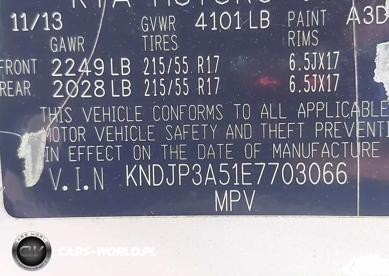 2014 Kia Soul + VIN:KNDJP3A51E7703066 - 9