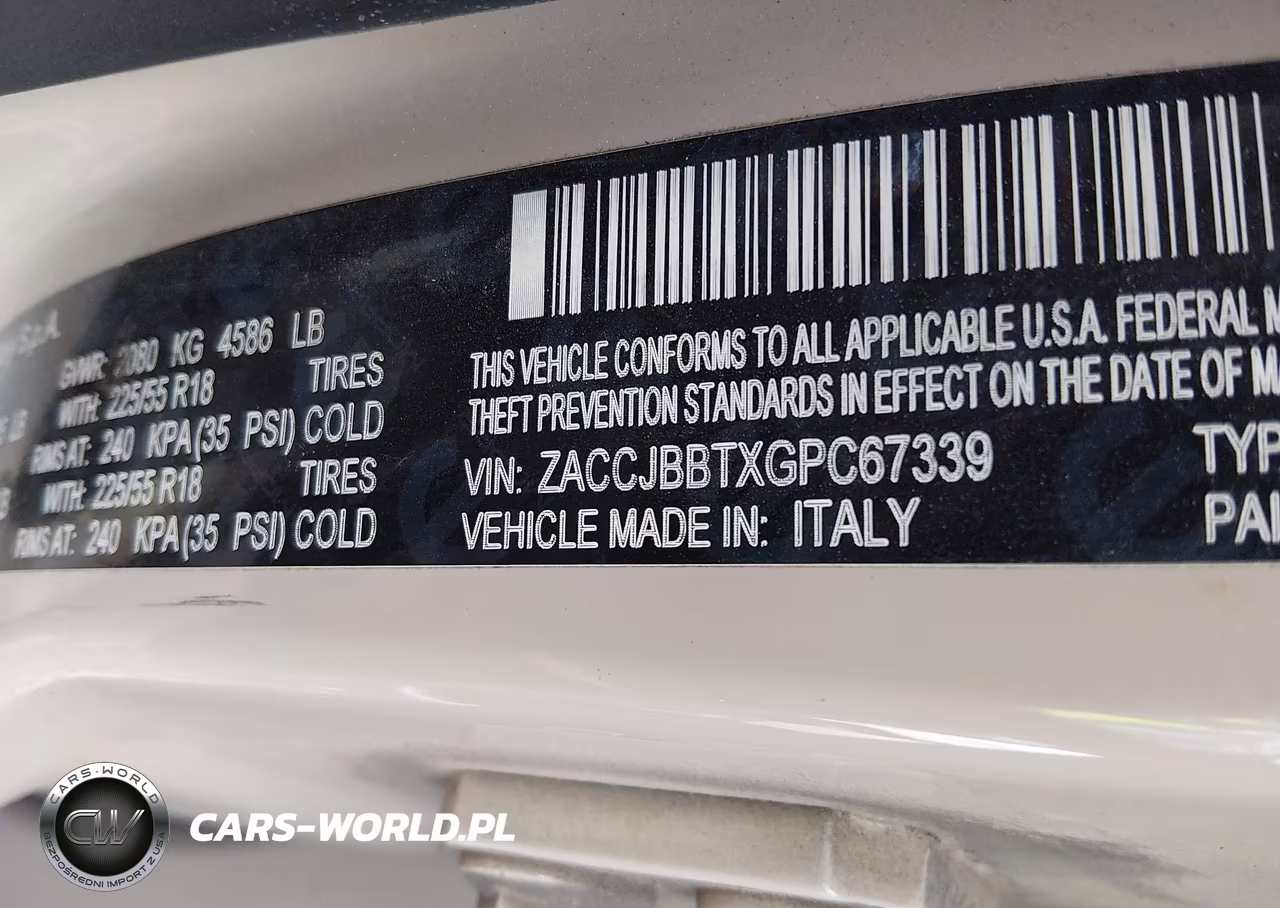 2016 Jeep Renegade 75Th Anniversary VIN:ZACCJBBTXGPC67339 - 9