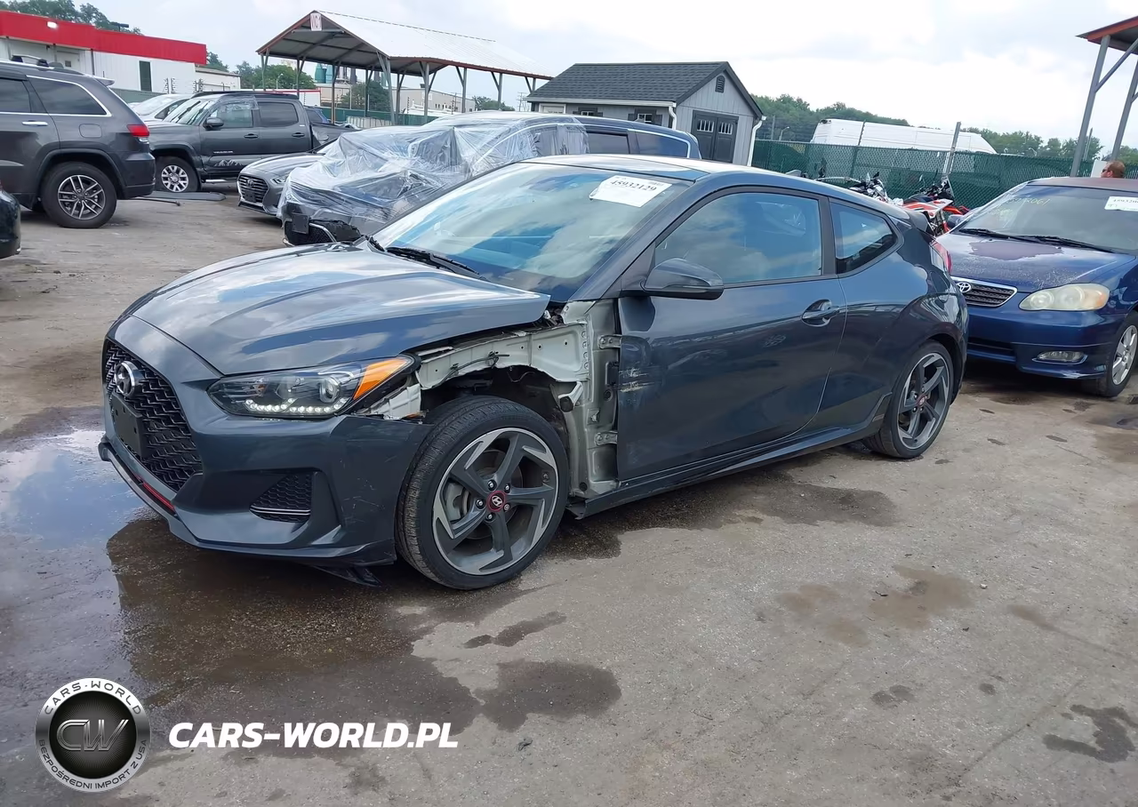 2020 Hyundai Veloster Turbo VIN:KMHTH6AB9LU021270 - 2